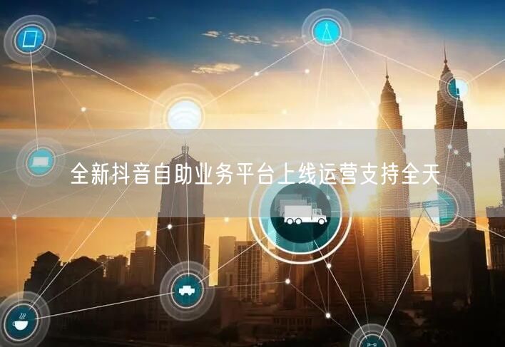 全新抖音自助业务平台上线运营支持全天