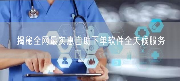 揭秘全网最实惠自助下单软件全天候服务